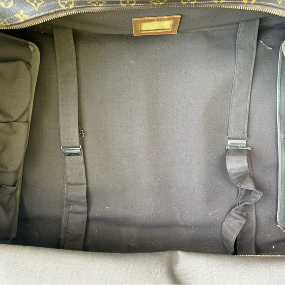 Louis Vuitton Vintage Luggage *Initials N.L.S.* 23x19x8 Saks Fifth Ave Tag - Picture 9 of 17